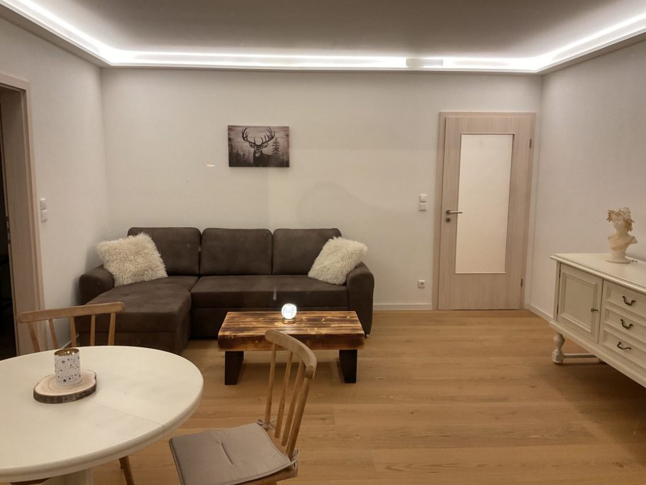Wohnzimmer und TV